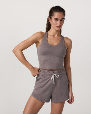 Vuori W Halo Performance Crop Tank 2.0 HSG Sea Glass Heather