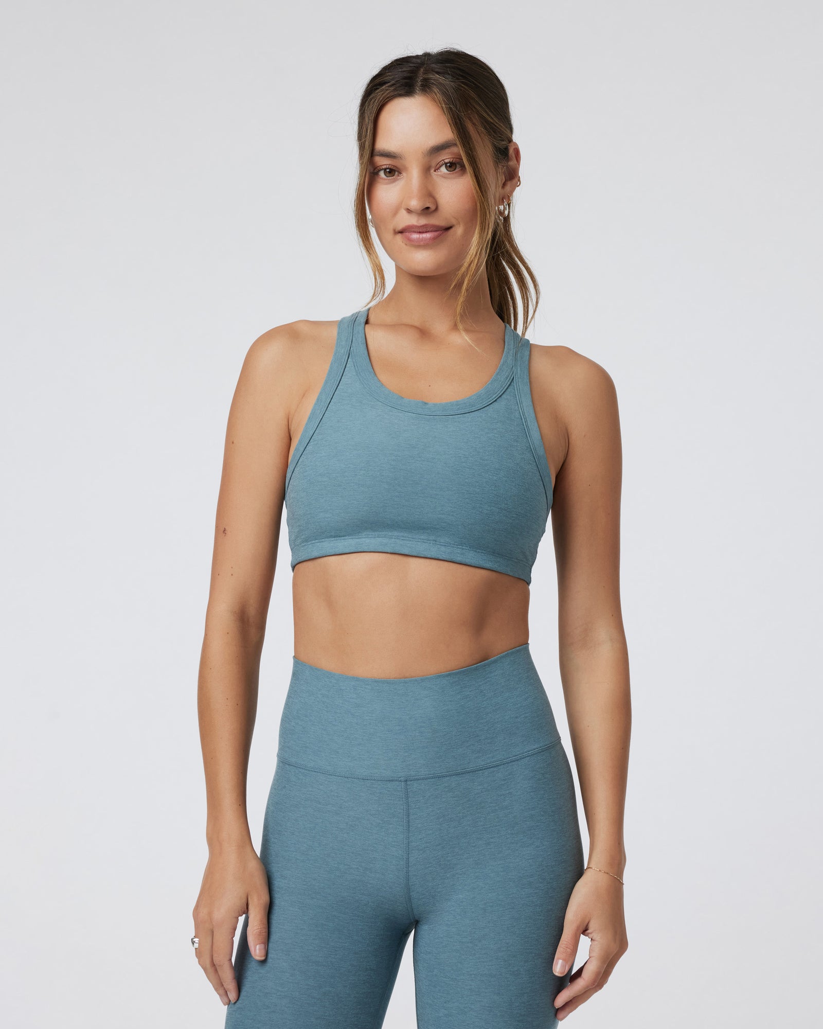 Vuori W Elevation Racer Bra HAB Smoke Blue Heather