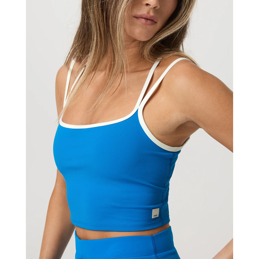 Vuori Womens Daily Layered Tank Regatta Blue