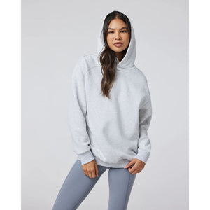 Vuori W Restore Oversized Hoodie Pale Grey Heather