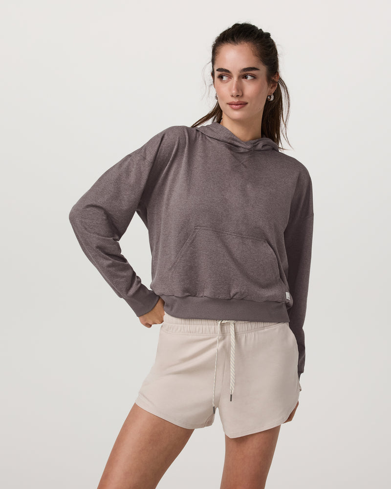 Vuori W Halo Modern Pullover Hoodie HSG Sea Glass Heather