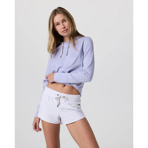 Vuori Womens Halo Essential Hoodie avender Mist Heather / L