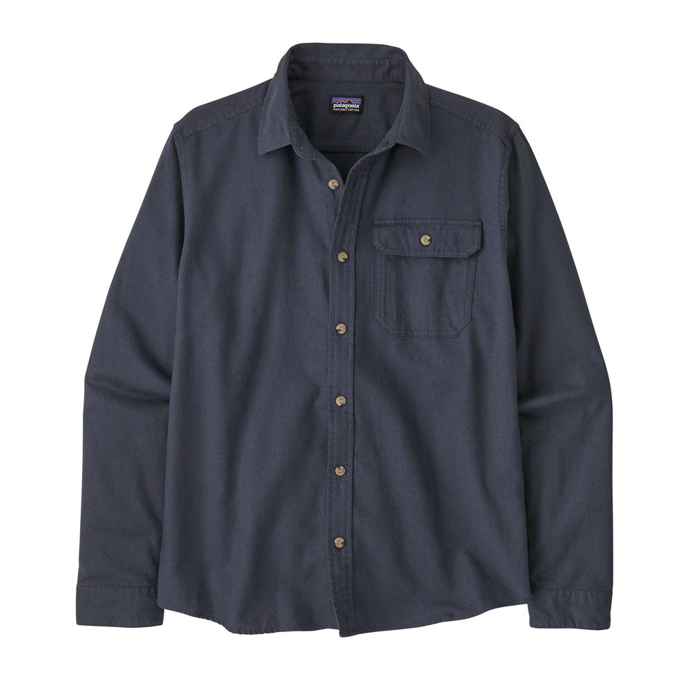 Patagonia Mens Long-Sleeved Lightweight Fjord Flannel Shirt molder Blue / S