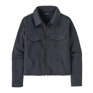 Patagonia Womens Better Sweater Zippered Chore Jacket Pitch Blue