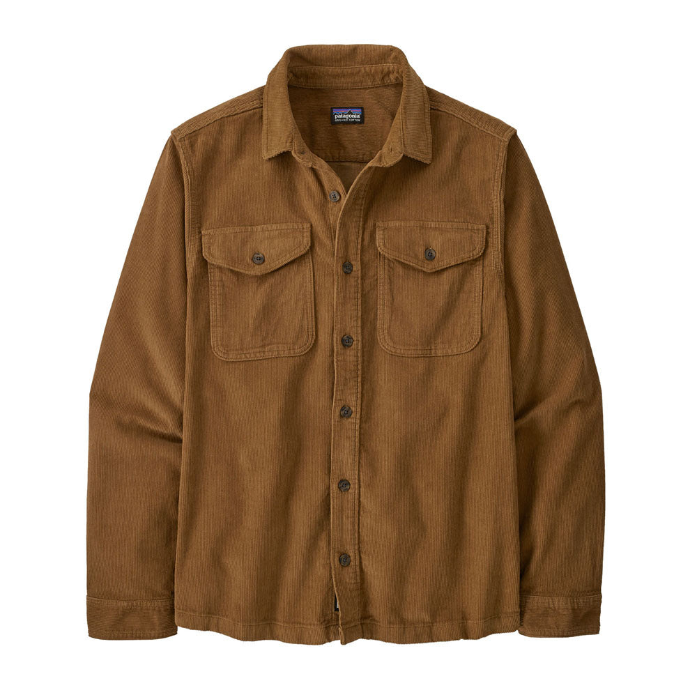 Patagonia Mens Corduroy Shirt Coriander Brown