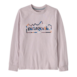 Patagonia Kids' Long-Sleeved Graphic T-Shirt Unity Fitz: Echo Purple