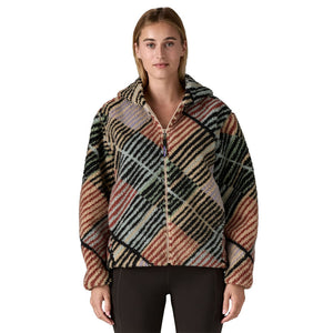 Patagonia Womens Lunar Dusk Hoody Rainfall Quilt: Dark Natural