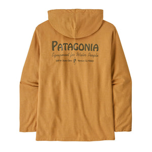 Patagonia Mens Lightweight Water People Wildrise Hoody Water People Banner: Talon Gold