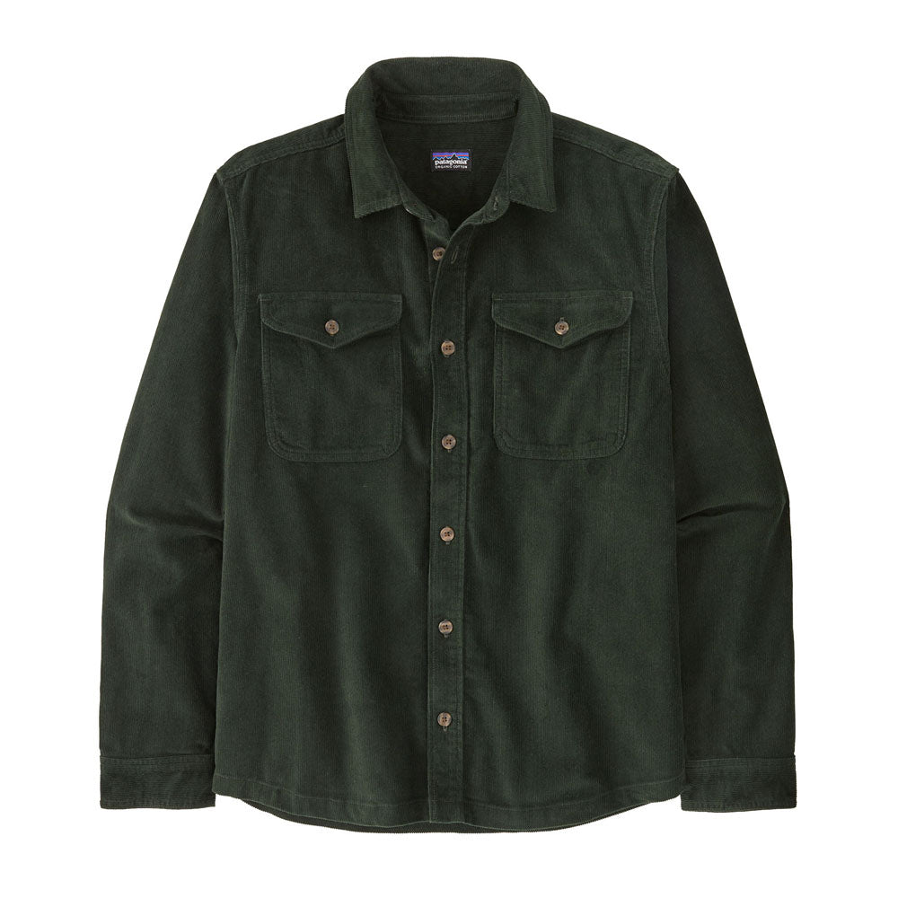 Patagonia Mens Corduroy Shirt Old Growth Green
