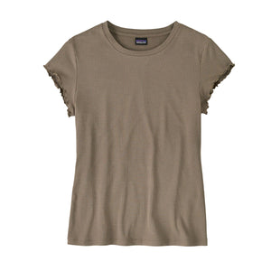 Patagonia Womens Rib-Knit Top Wing Grey
