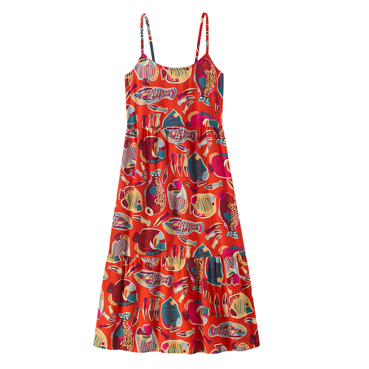 Patagonia Womens Tidal Threads Dress Wrasse: Pollinator Orange