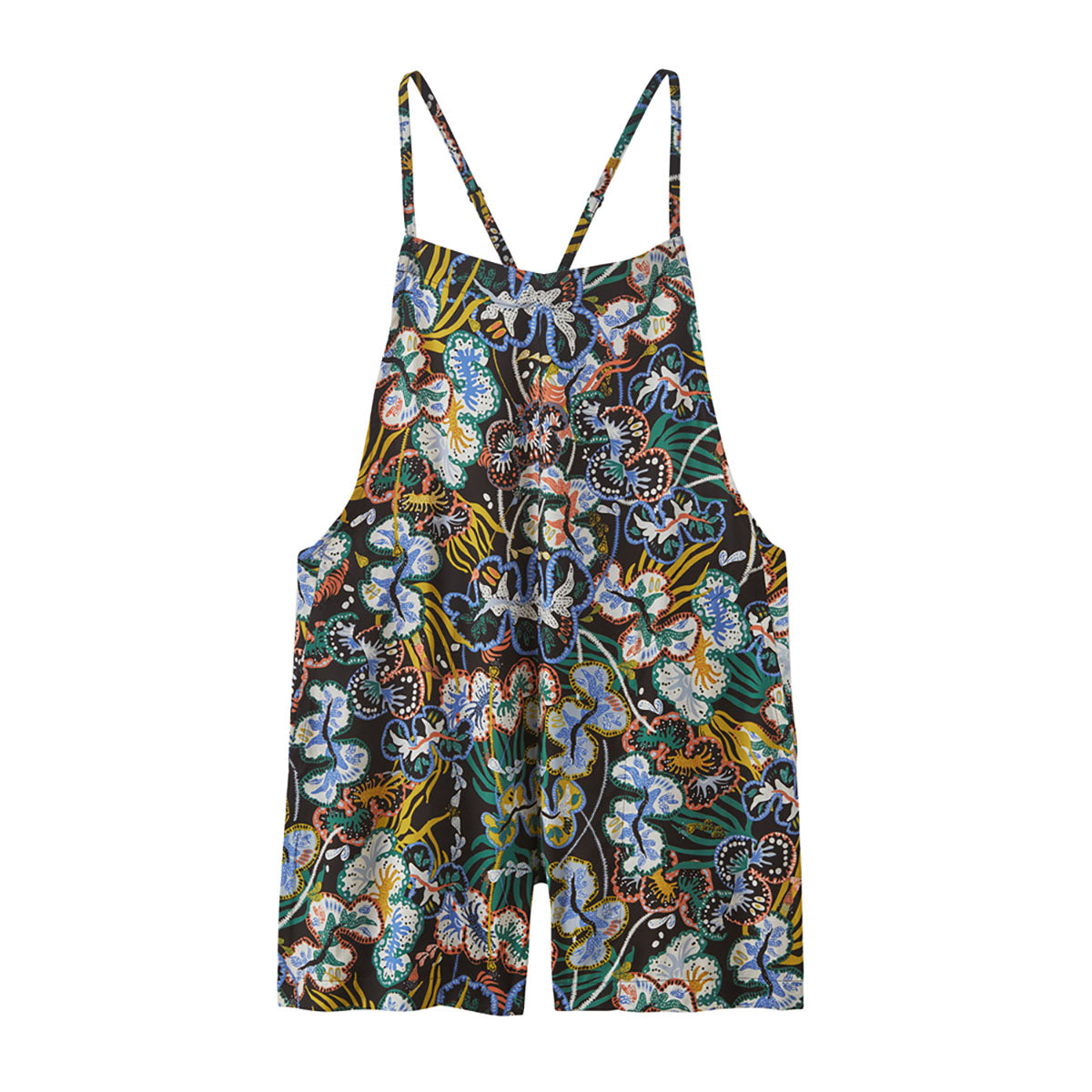 Patagonia Womens Tidal Threads Romper Undersea: Black