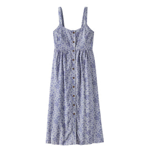 Patagonia Womens Garden Island Dress Wildflower Pastel: Solstice Purple