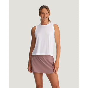 Free Fly Apparel Womens Elevate Lightweight Tank Bright White
