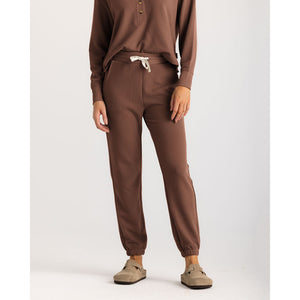 Free Fly Apparel Womens Waffle Jogger Nutmeg
