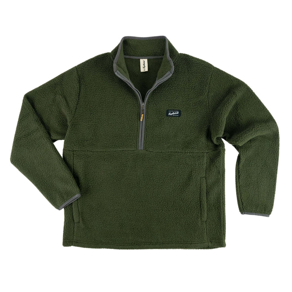 Fayettechill Mens Wailer Half Zip Marsh Green