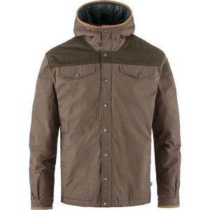 Fjallraven Mens Greenland No. 1 Down Jacket 244-633 Suede Brown/Dark Olive