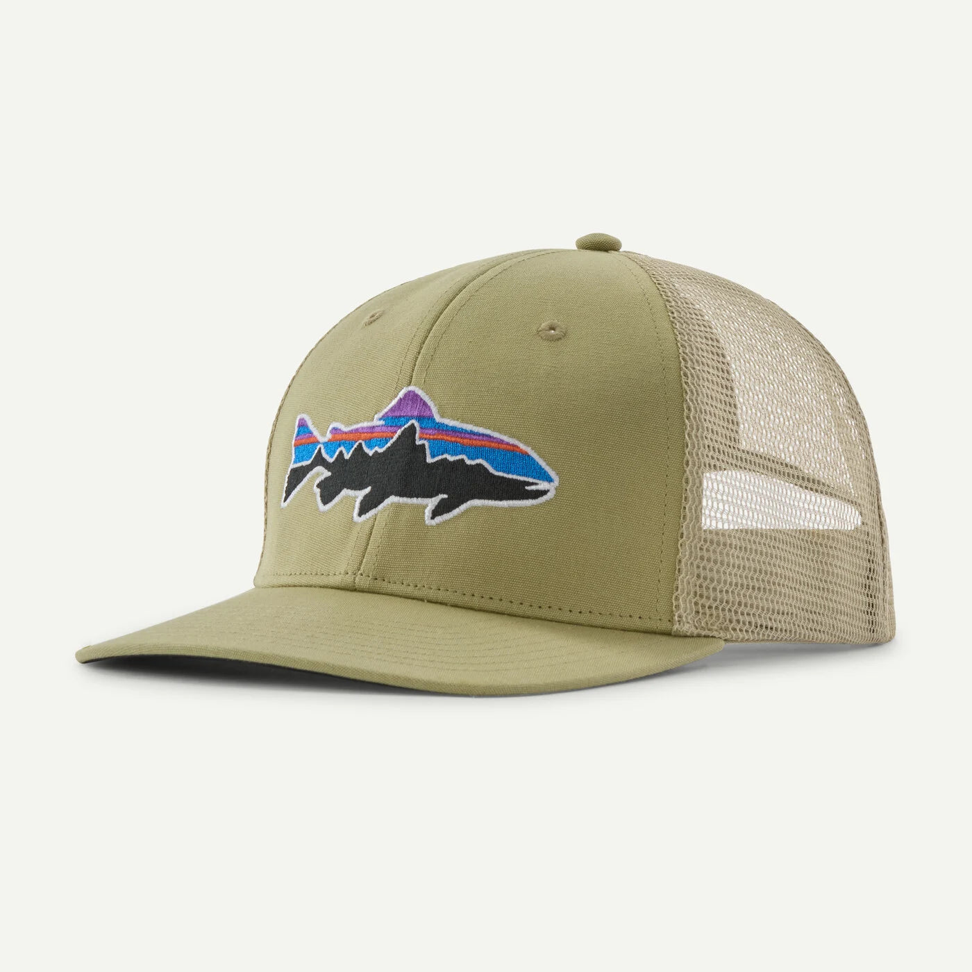 Patagonia Fitz Roy Trout Trucker Hat GMTG Gumtree Green
