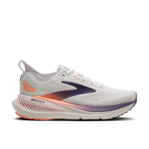 Brooks Womens Glycerin 23 174 White/Mulled Grape/Clear