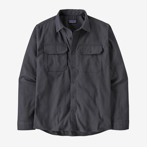 Patagonia M Canyonite Flannel Shirt SMDB Smolder Blue