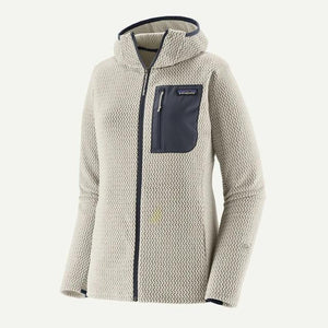 Patagonia Womens R1 Air Full-Zip Hoody BCW Birch White