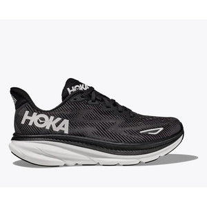 Hoka Mens Clifton 9 BWHT Black/White