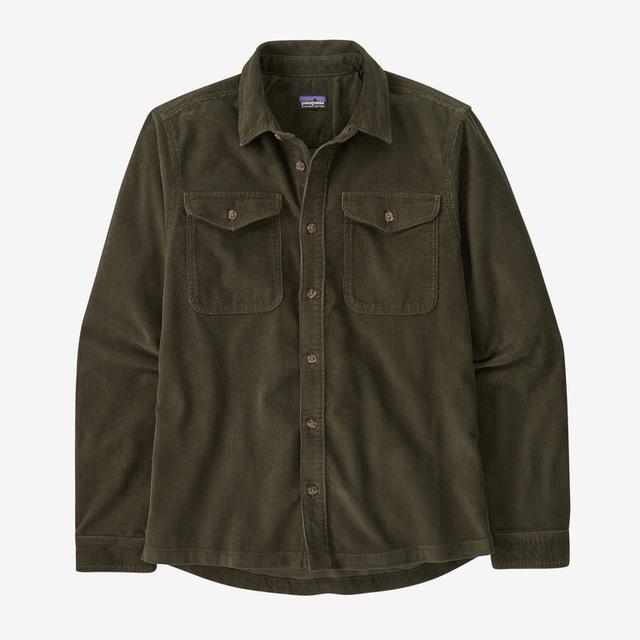 Patagonia Mens Corduroy Shirt PNGR Pine Needle Green