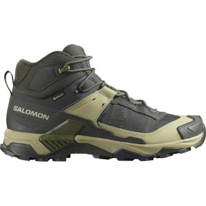 Salomon M X Ultra 5 Mid GTX Peat/Gray Green/Blue Nights