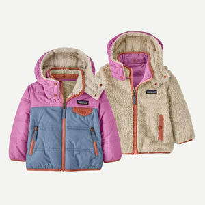 Patagonia Baby Reversible Tribbles Hoody BNLB Barnacle Blue