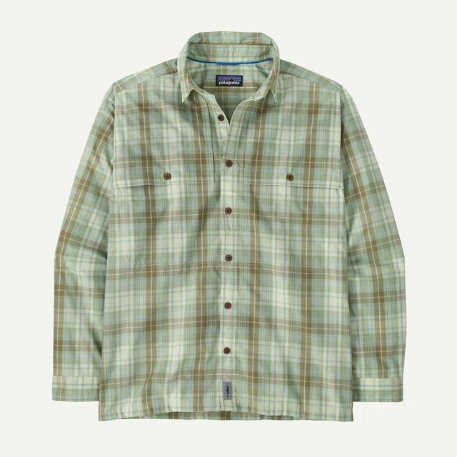 Patagonia Mens Long-Sleeved Island Hopper Shirt LSGN Longshore: Lichen Green