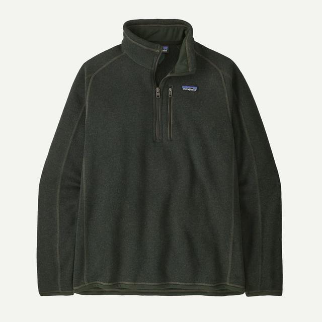 Patagonia Mens Better Sweater 1/4 Zip Old Growth Green