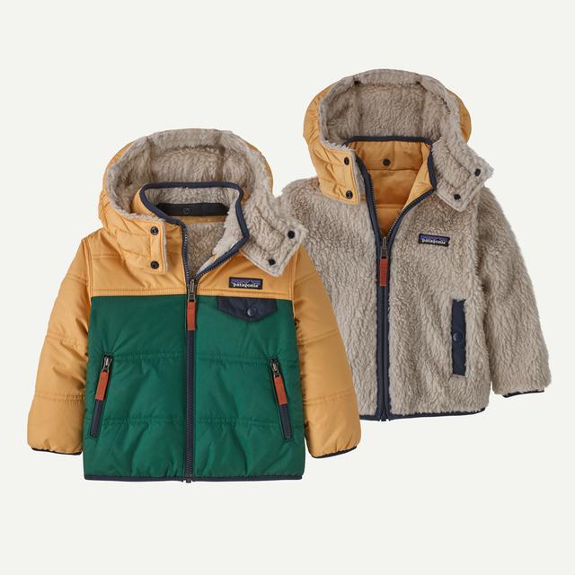 Patagonia Baby Reversible Tribbles Hoody CIFG Conifer Green