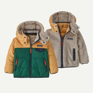 Patagonia Baby Reversible Tribbles Hoody CIFG Conifer Green