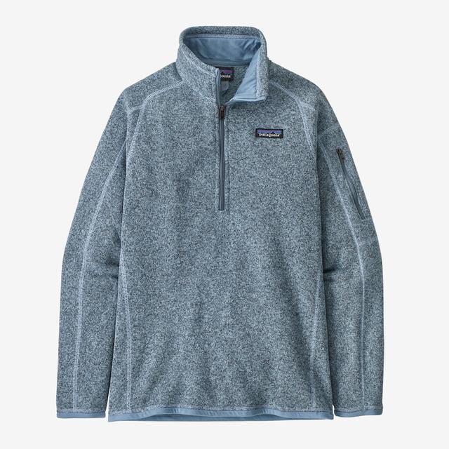 Patagonia Womens Better Sweater 1/4 Zip Steam Blue
