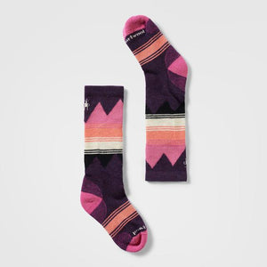 Smartwool Kids Ski Light Cushion Over The Calf Socks L90 Purple Iris