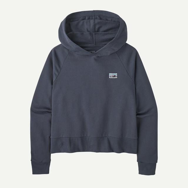 Patagonia Womens Regenerative Organic Certified Cotton Essential Hoody SDB Smolder Blue / M