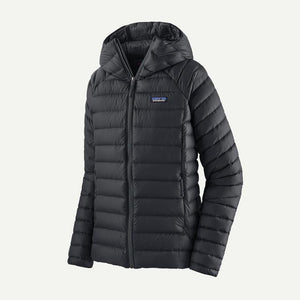 Patagonia Womens Down Sweater Hoody BLK Black