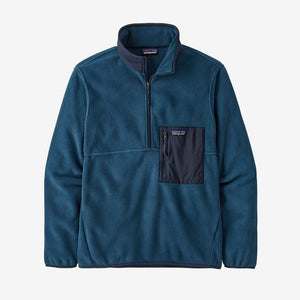 Patagonia Mens Microdini 1/2 Zip Pullover Tidepool Blue