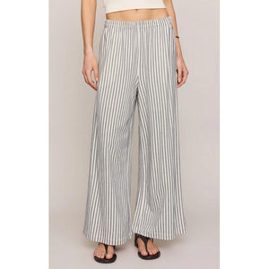 Z Supply W Scout Knit Striped Pant ECP Eclipse