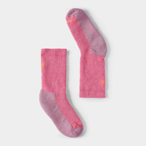 Smartwool Kids Hike Full Cushion Crew Socks N71 Garden Pink
