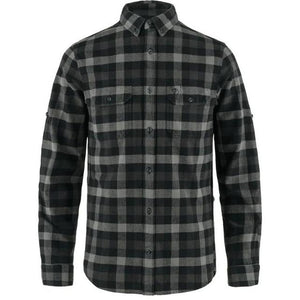 Fjallraven Mens Skog Shirt Black-Grey