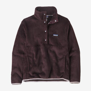 Patagonia Womens Re-Tool Half Snap Pullover OBPL Obsidian Plum
