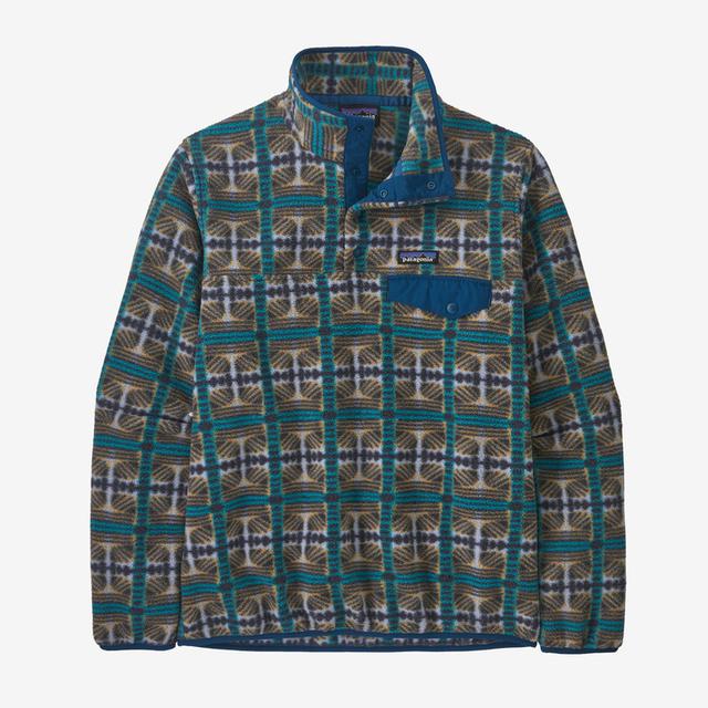 Patagonia Womens Lightweight Synchilla Snap-T Pullover now Beam: Pale Periwinkle / S