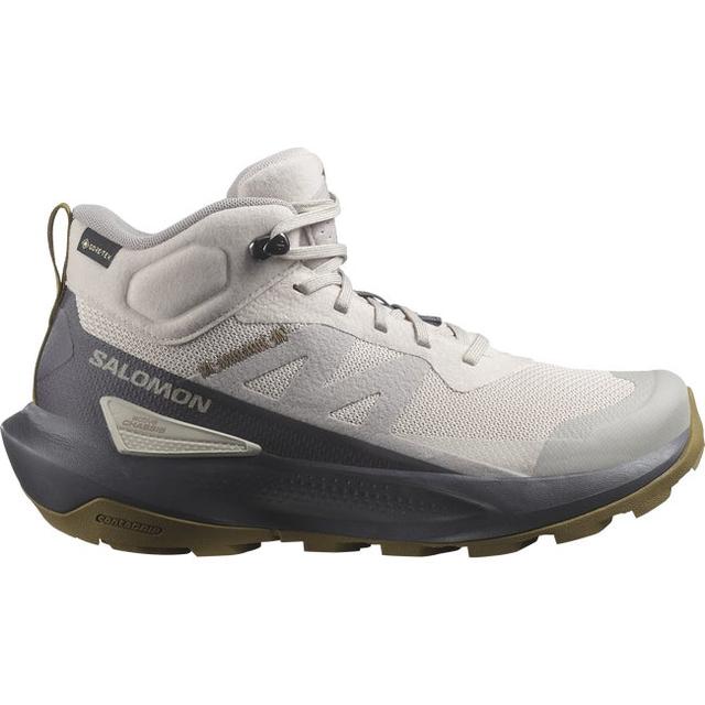 Salomon Womens Elixir Activ Mid Gore-tex Silver Cloud/Nine Iron/Gothic Olive