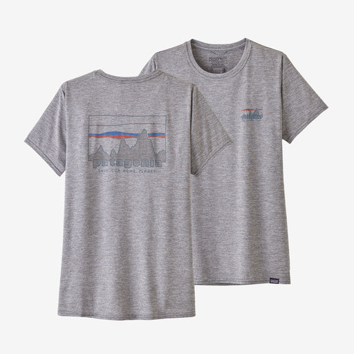 Patagonia Women's Cap Cool Daily Graphic Shirt SKFE '73 Skyline: Feather Grey