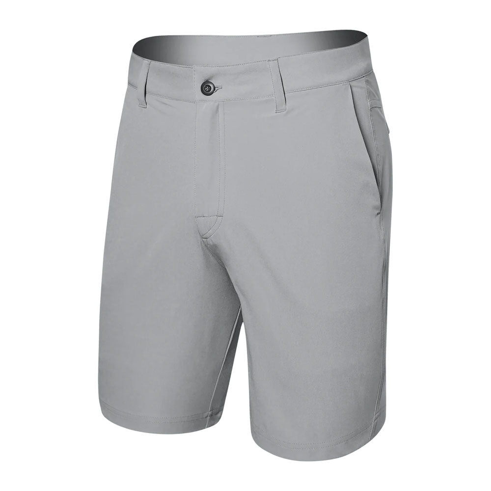 Saxx Underwear Men's Go To Town 2n1 Short 9" Alloy
