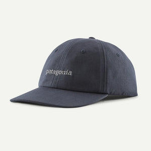 Patagonia Fitz Roy Icon Trad Cap TXSB Text Logo: Smolder Blue