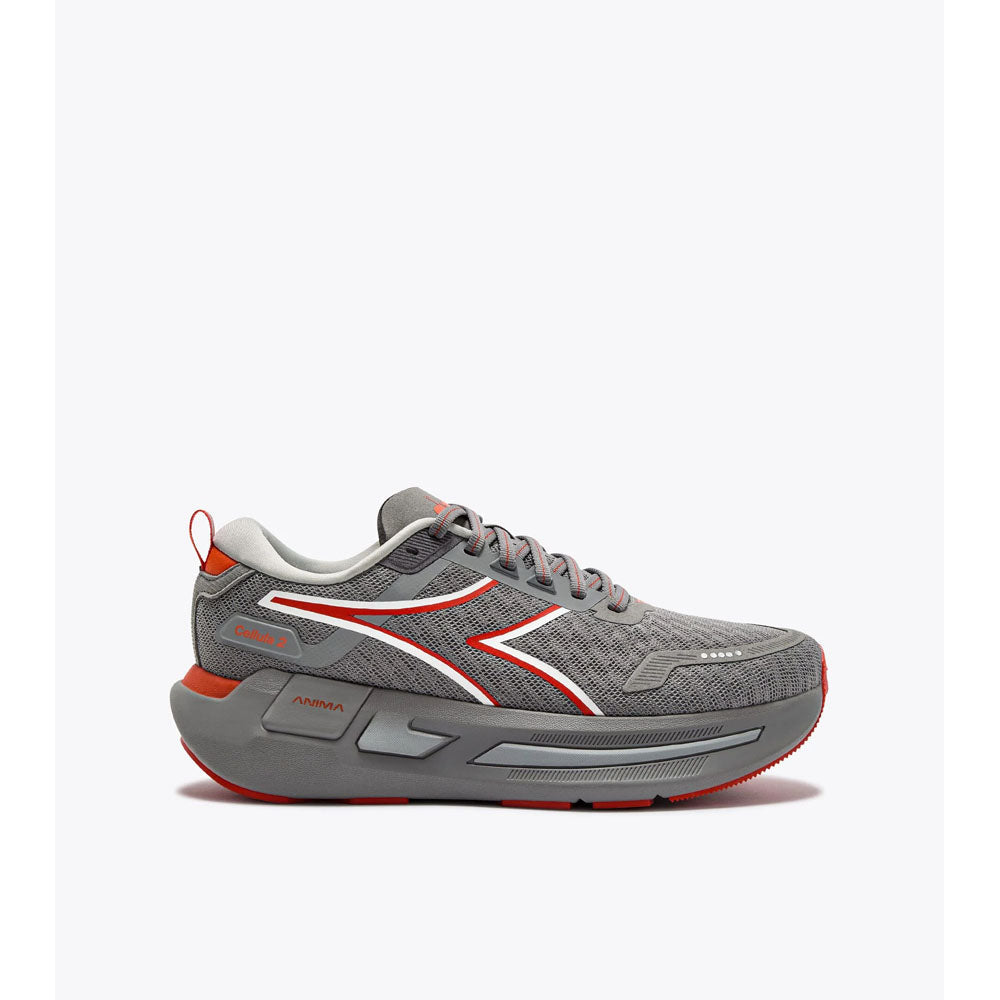 Diadora Womens Cellula 2 Chiseled Stone/Tangerine Tngo