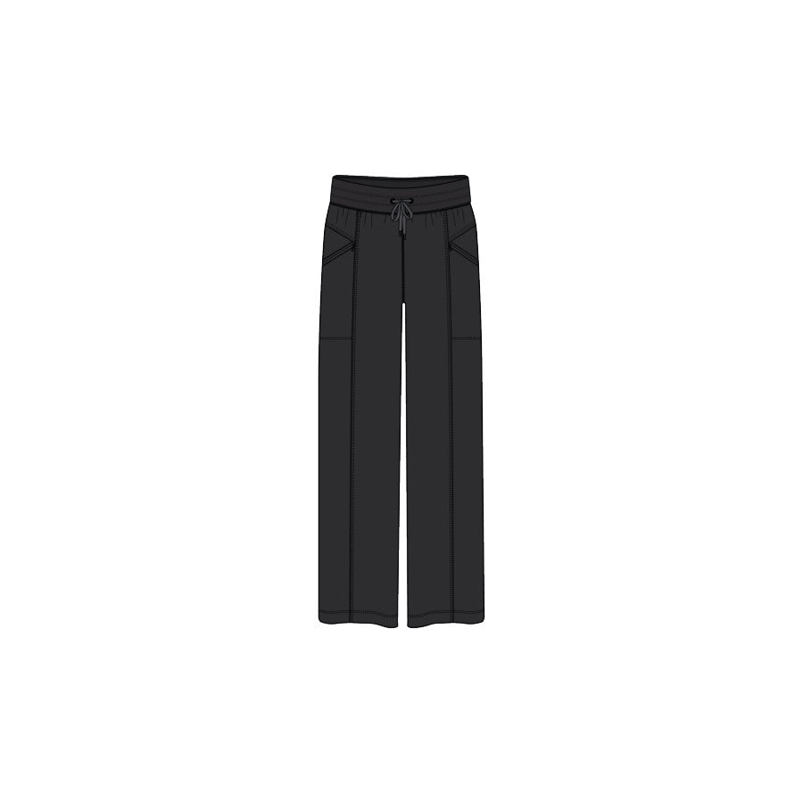 Prana W Koen Wide Leg Pant - Reg 001 Black