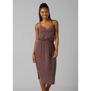 Prana Women's Ayla Dress Cacao Alotta Dots